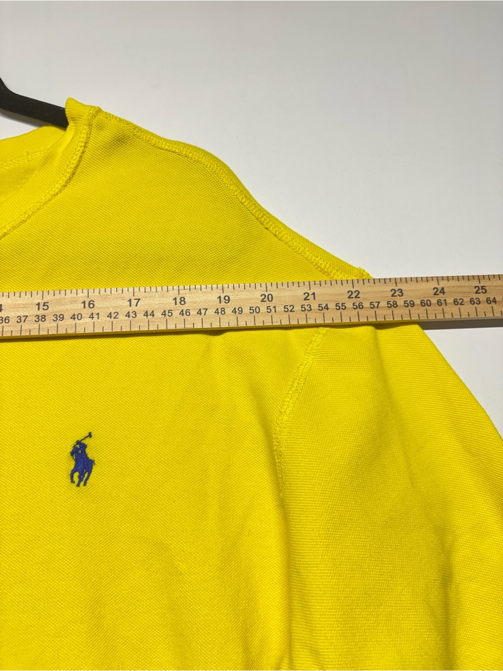 ✨Polo by Ralph Lauren Men’s Yellow Crewneck Sweatshirt Size XL - Picture 10 of 15